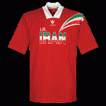 پیراهن نوستالژی تیم ملی ایران 98 قرمز