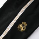 ست رئال مادرید | گرمکن سفید شلوار مشکی 2020 - Image 7