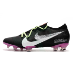 استوک نایک مرکوریال مشکی سفید صورتی | Nike Mercurial Vapor XIII Elite FG Black White Pink