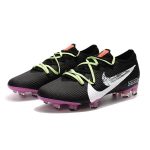 استوک نایک مرکوریال مشکی سفید صورتی | Nike Mercurial Vapor XIII Elite FG Black White Pink