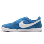 کفش فوتسال نایک پریمیر سالا آبی سفید | Nike Premier II IC blue white