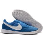 کفش فوتسال نایک پریمیر سالا آبی سفید | Nike Premier II IC blue white