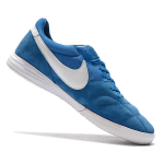 کفش فوتسال نایک پریمیر سالا آبی سفید | Nike Premier II IC blue white