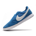 کفش فوتسال نایک پریمیر سالا آبی سفید | Nike Premier II IC blue white
