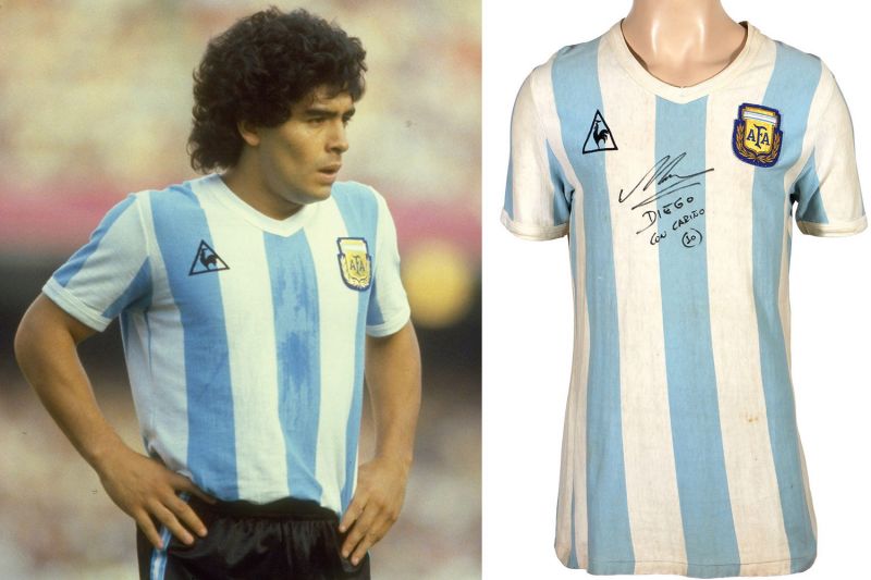 لباس آرژانتین مارادونا 1982