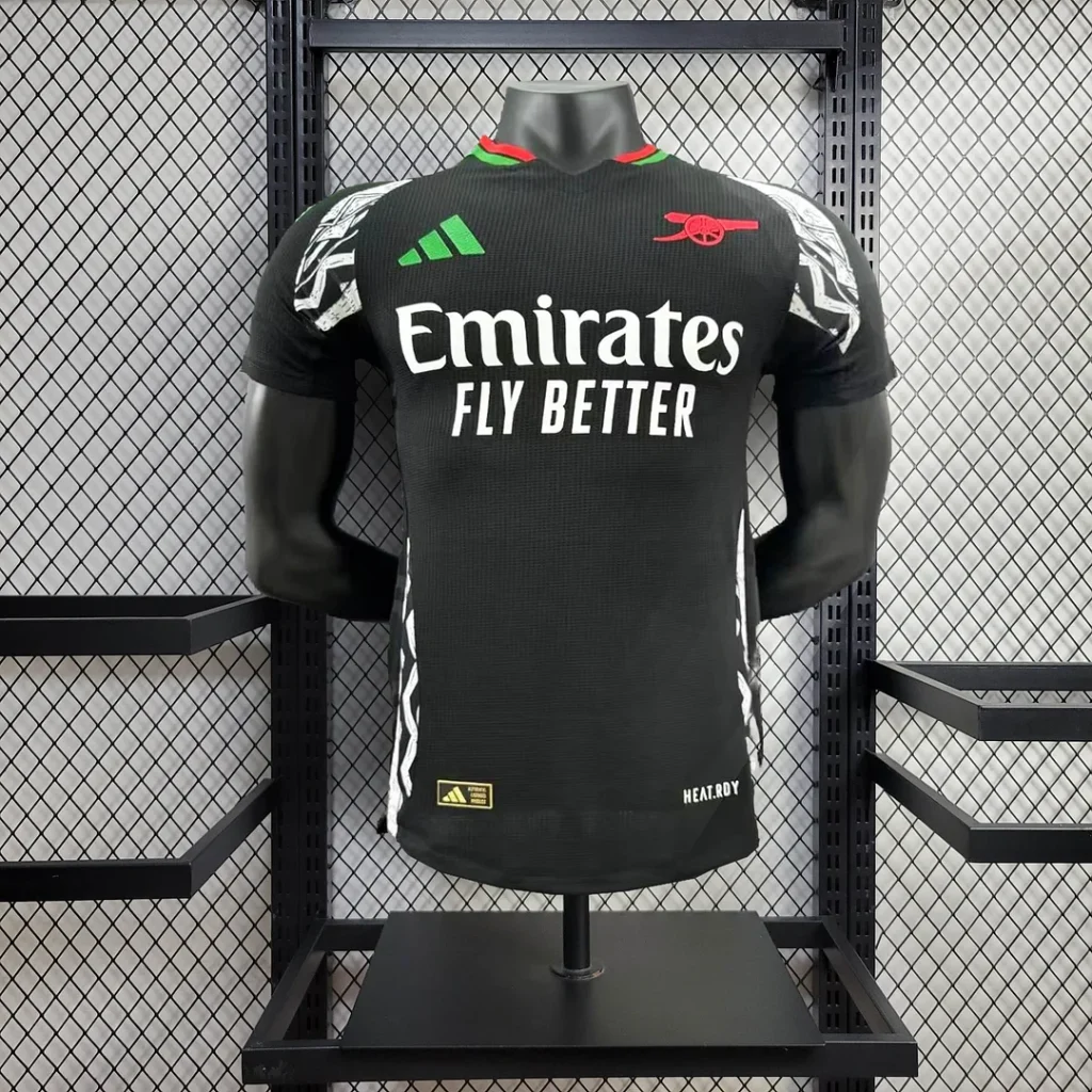 لباس آرسنال 2025 کیت مشکی پلیری