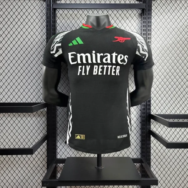 لباس آرسنال 2025 کیت مشکی پلیری