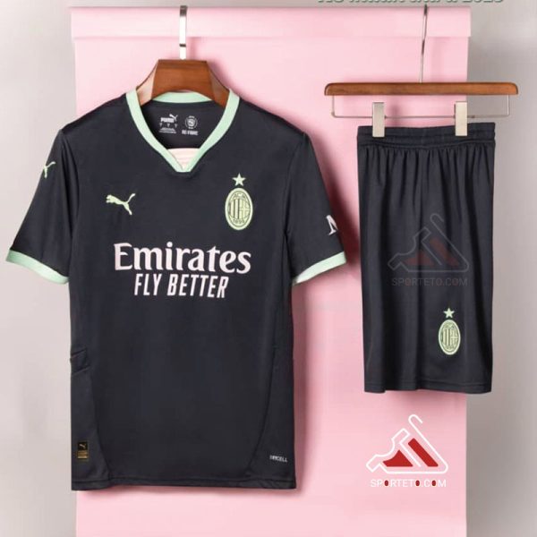 کیت سوم میلان 2025 - پیراهن شورت