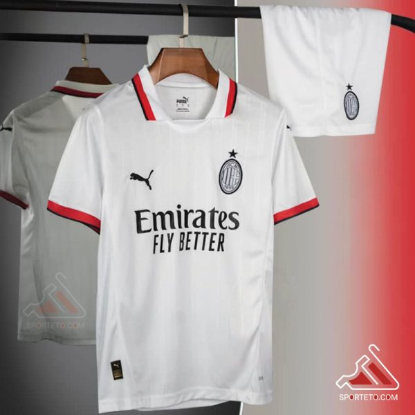 کیت دوم میلان 2025 - پیراهن شورت