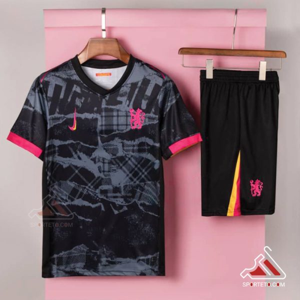 کیت مشکی چلسی کانسپت - پیراهن شورت