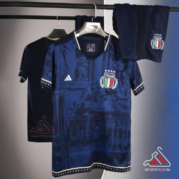 کیت سورمه ای تیم ملی ایتالیا - پیراهن شورت