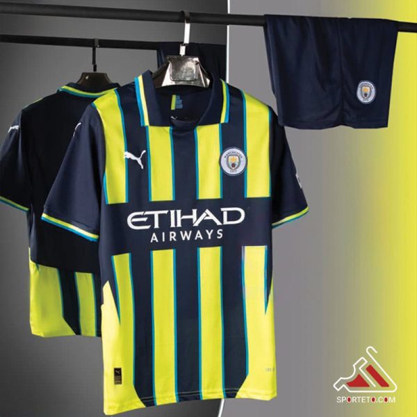 کیت دوم منچستر سیتی 2025 - پیراهن شورت