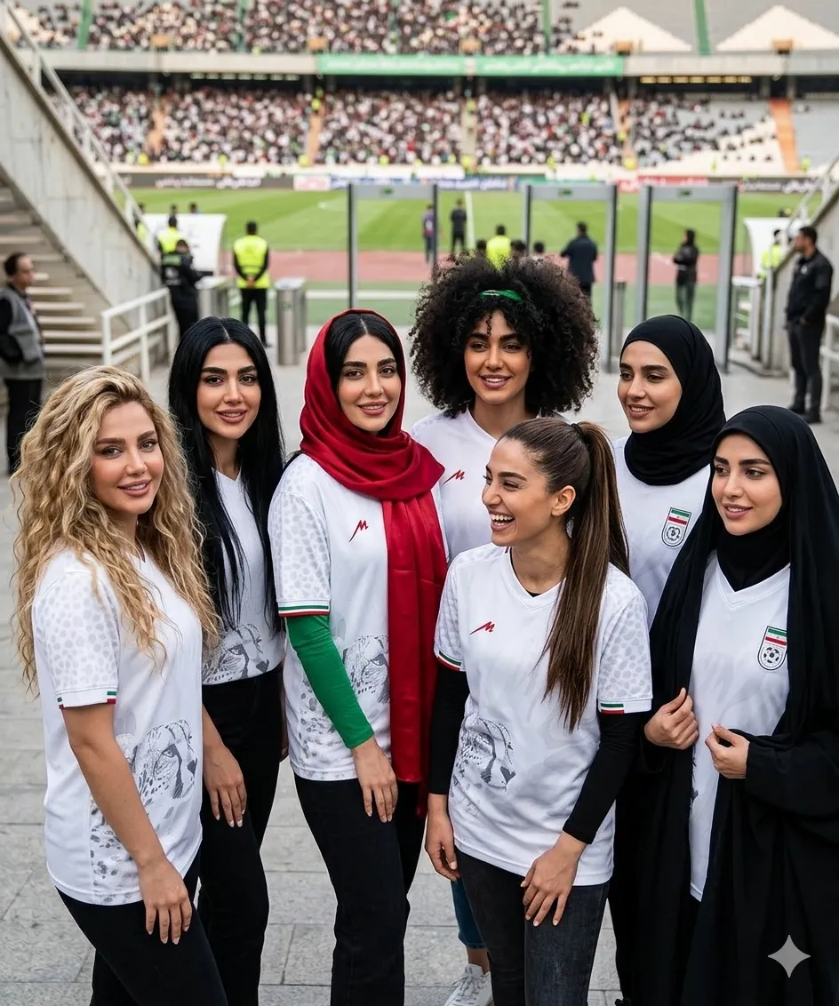لباس زنانه تیم فوتبال ایران