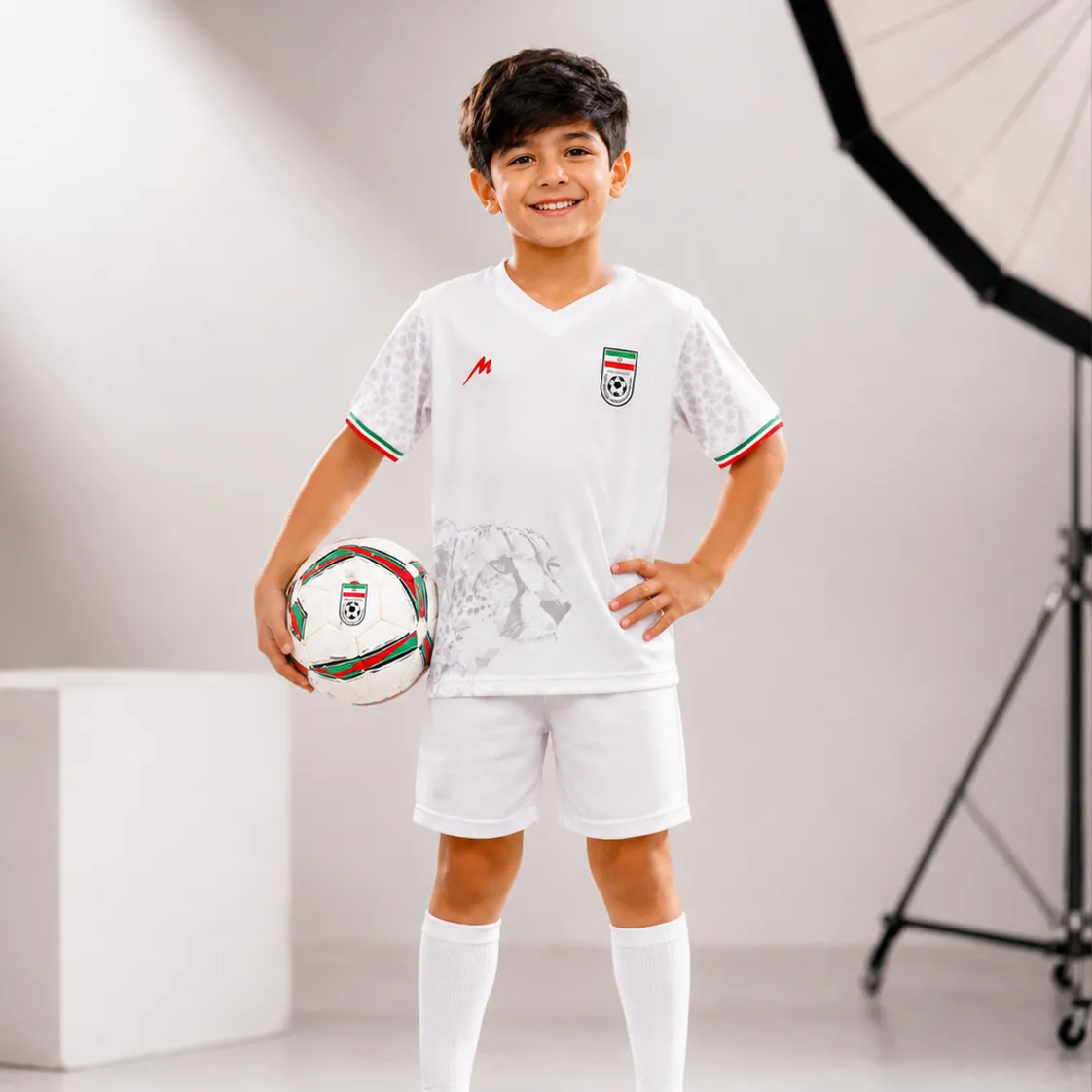 irankit2026 (2) kids لباس بچه گانه تیم ملی ایران 2026 - Image 1